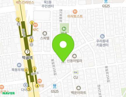 서울특별시 중랑구 동일로160길 16-7 (묵동, 황금빌라트) 지도