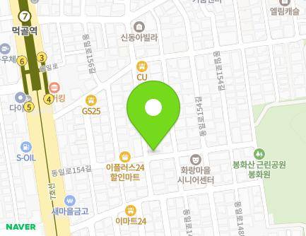 서울특별시 중랑구 동일로154길 25 (묵동, 영일주택) 지도