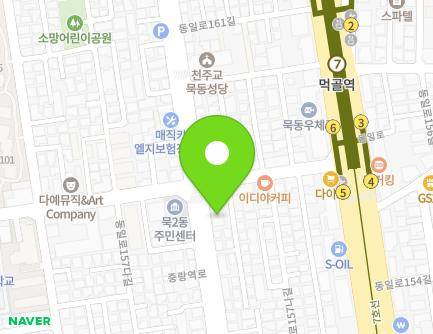 서울특별시 중랑구 중랑역로 180 (묵동, 새벽교회) 지도