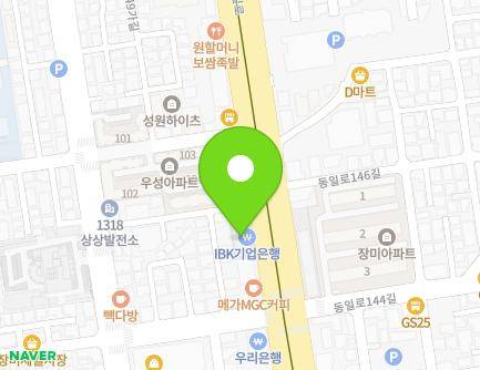 서울특별시 중랑구 동일로 847 (묵동, 성일빌딩) 서울특별시 중랑구 동일로 847 (묵동, 성일빌딩) 지도