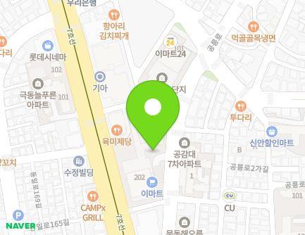 서울특별시 중랑구 동일로 932 (묵동, 묵동자이아파트) 지도