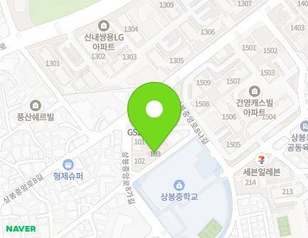 서울특별시 중랑구 상봉중앙로6길 49 (상봉동, 동일스카이시티) 지도