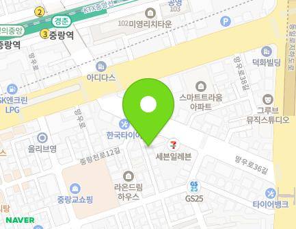 서울특별시 중랑구 망우로36길 14-7 (상봉동, 삼호빌) 지도