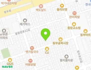 서울특별시 중랑구 중랑천로10길 43-4 (상봉동, 아안채) 지도