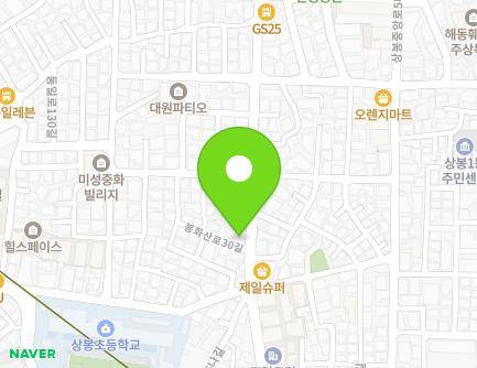 서울특별시 중랑구 봉화산로30길 68 (상봉동) 지도
