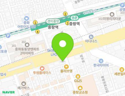 서울특별시 중랑구 망우로 212 (상봉동) 지도