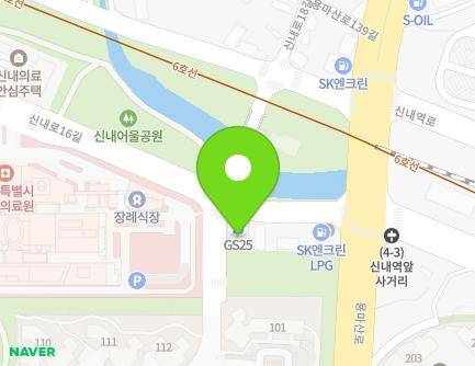 서울특별시 중랑구 신내로16길 76 (신내동) 지도