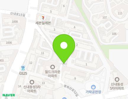 서울특별시 중랑구 봉화산로53길 30 (신내동) 지도