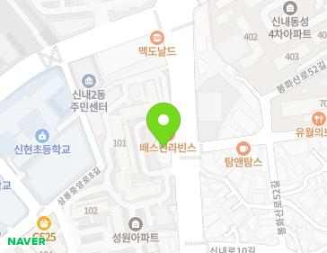 서울특별시 중랑구 신내로 71 (신내동) 지도