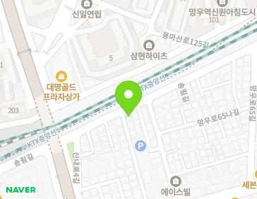 서울특별시 중랑구 송림길 40 (신내동, 예일빌리지) 지도