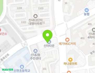 서울특별시 중랑구 봉화산로 194 (신내동, 신아타운) 지도
