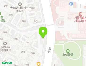 서울특별시 중랑구 신내로 151 (신내동, 신내9단지신내아파트) 지도