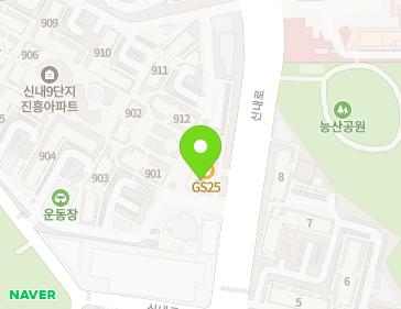 서울특별시 중랑구 신내로 135 (신내동, 신내9단지아파트) 지도