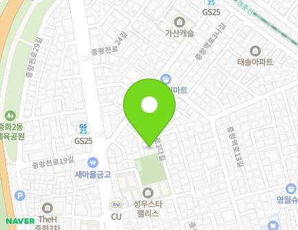 서울특별시 중랑구 중랑역로3다길 33 (중화동, JKHOUSE) 지도