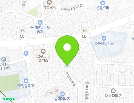 서울특별시 중랑구 봉화산로24길 22 (중화동, W캐슬) 지도