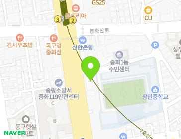 서울특별시 중랑구 동일로 786 (중화동, 두암빌딩) 지도