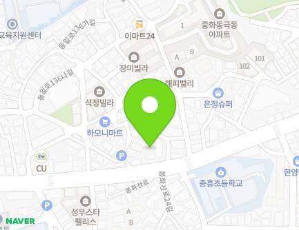 서울특별시 중랑구 봉화산로 77 (중화동, 범용카센터) 지도