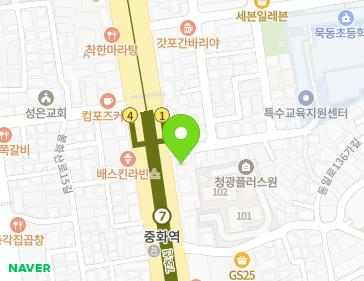 서울특별시 중랑구 동일로 812 (중화동, 진성빌딩) 지도