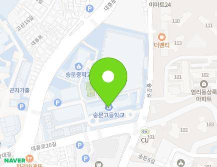 서울특별시 마포구 숭문길 99 (대흥동, 중학교(2동)) 지도