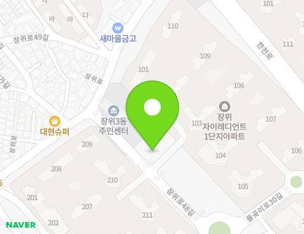 서울특별시 성북구 장위로48길 21 (장위동, 장위동우체국) 지도