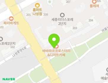 세종특별자치시 어울누리로 67 (나성동, 나릿재마을2단지상가) 지도