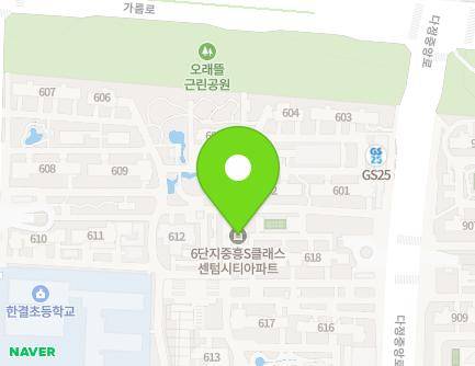 세종특별자치시 다정중앙로 77 (다정동, 가온마을6단지) 지도