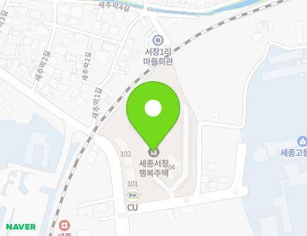 세종특별자치시 조치원읍 조치원중고길 7 (세종서창행복주택) 지도