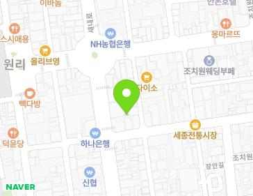 세종특별자치시 조치원읍 새내로 98 지도