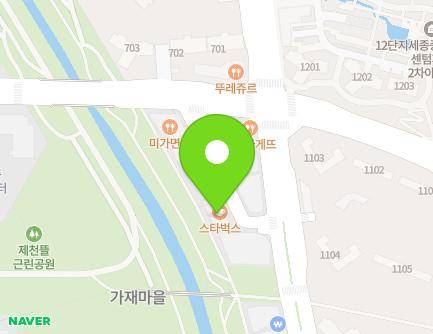 세종특별자치시 도움3로 105-10 (종촌동, 성운프라자) 지도