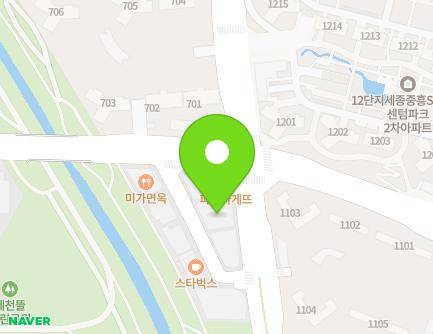 세종특별자치시 도움3로 105-7 (종촌동, 메디케어빌딩) 지도