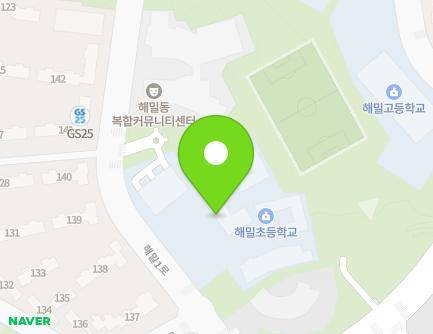 세종특별자치시 해밀1로 73 (해밀동, 해밀초등학교) 지도