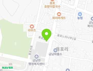 세종특별자치시 금남면 용포로 63 지도