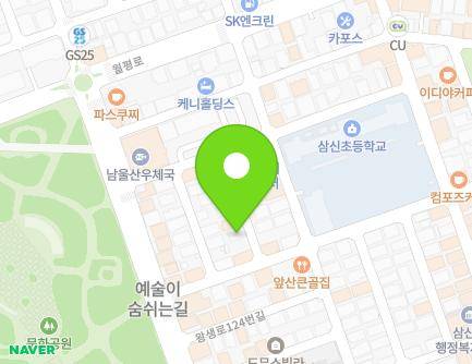 울산광역시 남구 왕생로128번길 9-5 (달동) 지도