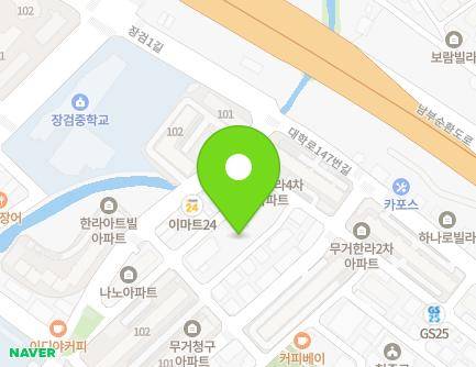 울산광역시 남구 장검1길 21-8 (무거동, 수니어린이집) 지도