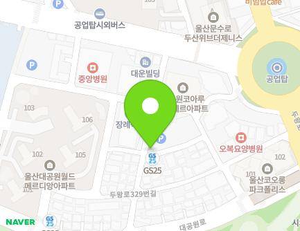 울산광역시 남구 문수로480번길 13 (신정동, 중앙주차장) 지도