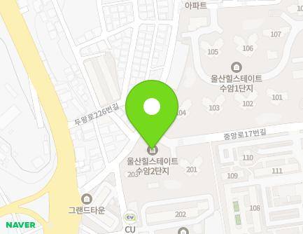 울산광역시 남구 중앙로17번길 35 (야음동, 힐스테이트수암2단지) 지도