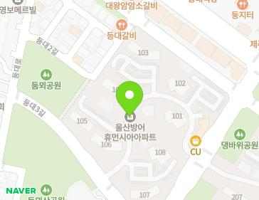 울산광역시 동구 등대4길 25 (방어동, 울산방어휴먼시아) 지도
