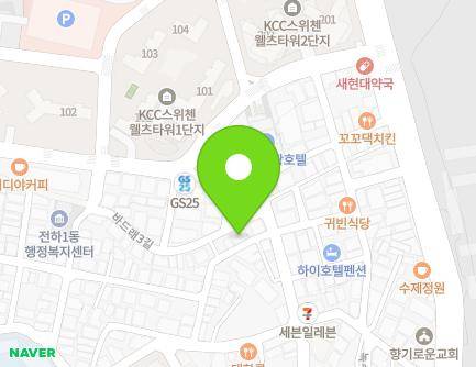 울산광역시 동구 바드래3길 25 (전하동, 헤세르) 지도