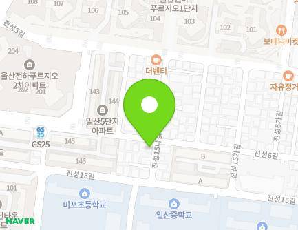 울산광역시 동구 진성15나길 5 (전하동) 지도