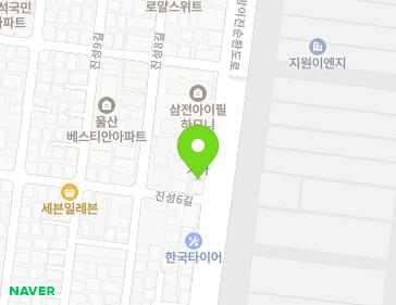 울산광역시 동구 방어진순환도로 725 (전하동) 지도