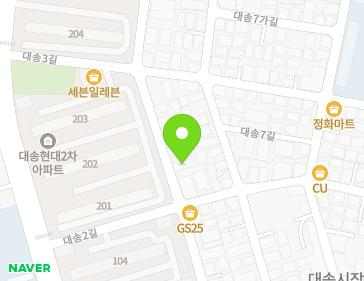 울산광역시 동구 대송6길 46 (화정동) 지도