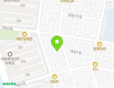 울산광역시 동구 대송7길 47 (화정동, 산돌교회) 지도