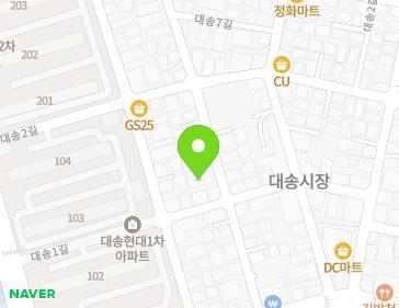 울산광역시 동구 대송7길 21 (화정동) 지도