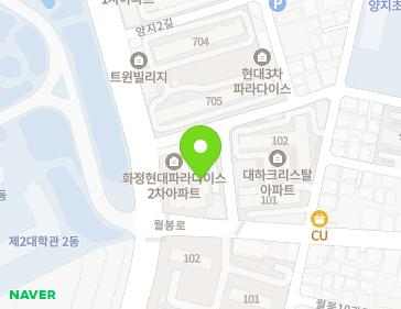 울산광역시 동구 봉수로 94 (화정동, 현대아파트) 지도