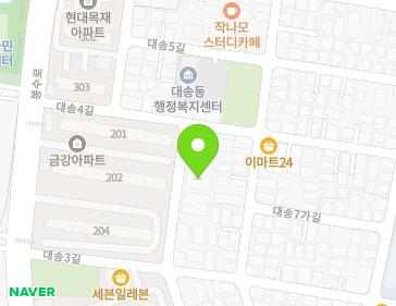 울산광역시 동구 대송6길 78 (화정동, 소망감리교회) 지도