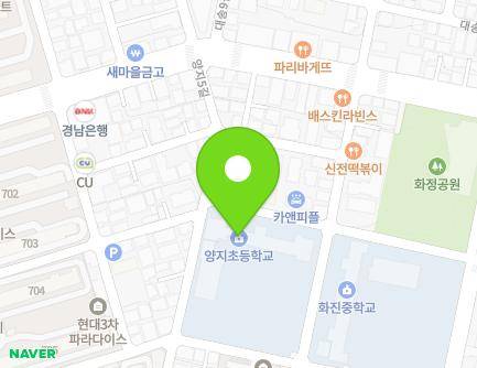 울산광역시 동구 양지6길 33 (화정동, 양지초등학교) 지도