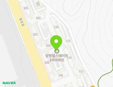 울산광역시 북구 염포로 459 (양정동, 양정힐스테이트) 지도