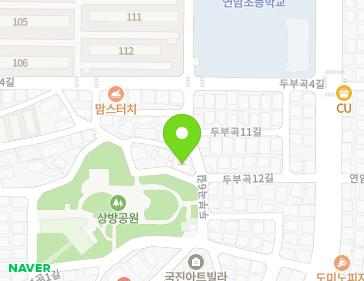 울산광역시 북구 두부곡2길 25 (연암동, 공원그린빌라) 지도