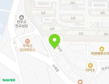 울산광역시 북구 가재길 26 (천곡동, 예은교회) 지도