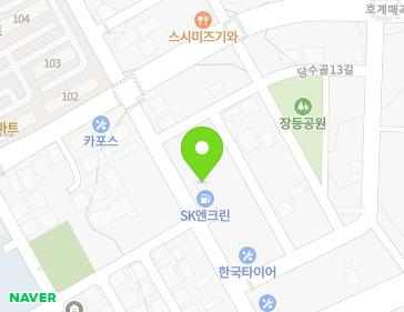 울산광역시 북구 동대로 90 (호계동, SK주유소) 지도